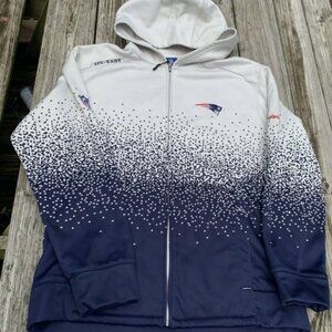 Reebok On Field Jacket New England Patriots NFL Zip with Hood